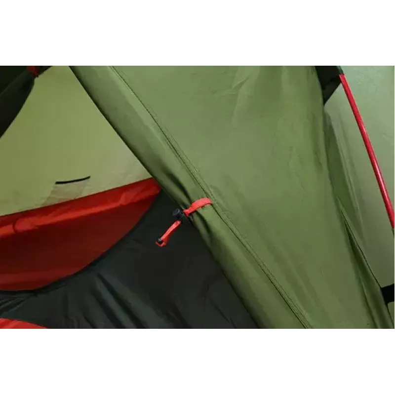 Zelt High Peak Woodpecker 3 — 3-Personen, grün-rot, Modell N0802
