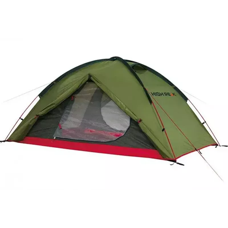 Zelt High Peak Woodpecker 3 — 3-Personen, grün-rot, Modell N0802