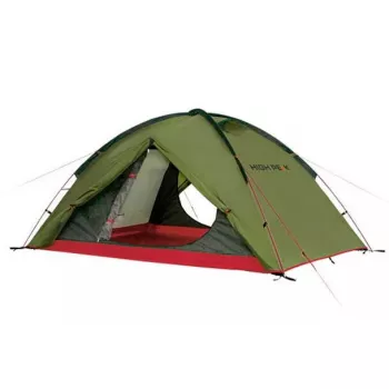 Zelt High Peak Woodpecker 3 — 3-Personen, grün-rot, Modell N0802