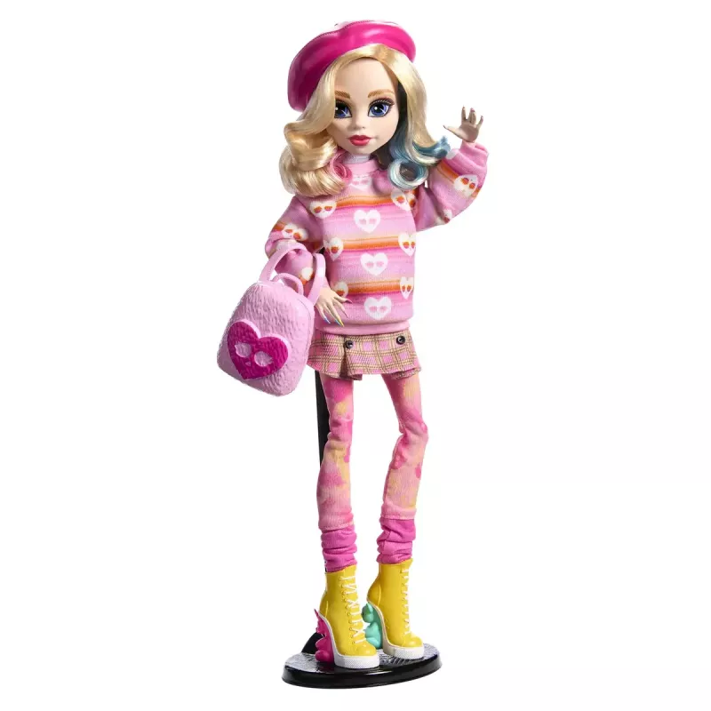 Modepuppe Mattel Monster High Wednesday Enid Sinclair Mehrfarbig