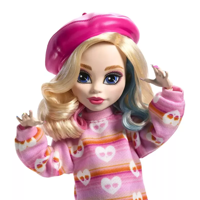 Modepuppe Mattel Monster High Wednesday Enid Sinclair Mehrfarbig