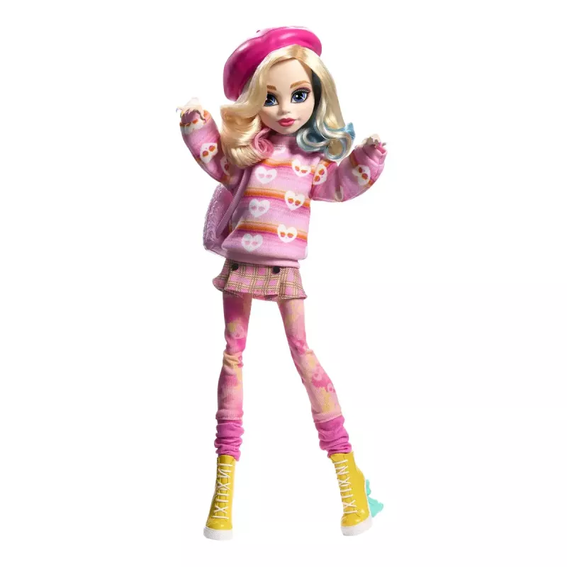 Modepuppe Mattel Monster High Wednesday Enid Sinclair Mehrfarbig