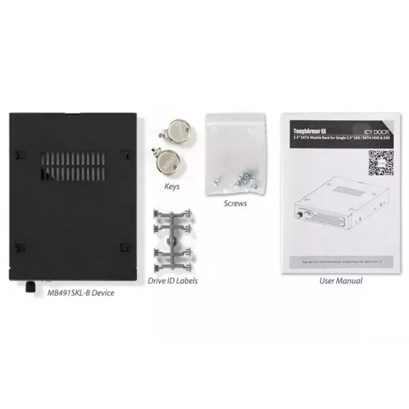 Einbaurahmen Icy Dock MB491SKL-B