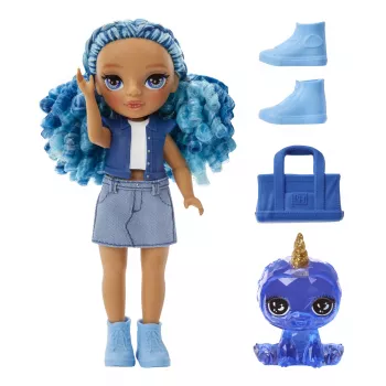 Rainbow High Littles Puppen – Sapphire (Blau), Modepuppe, Weiblich, 4 Jahr(e), Junge/Mädchen, Mehrfarbig