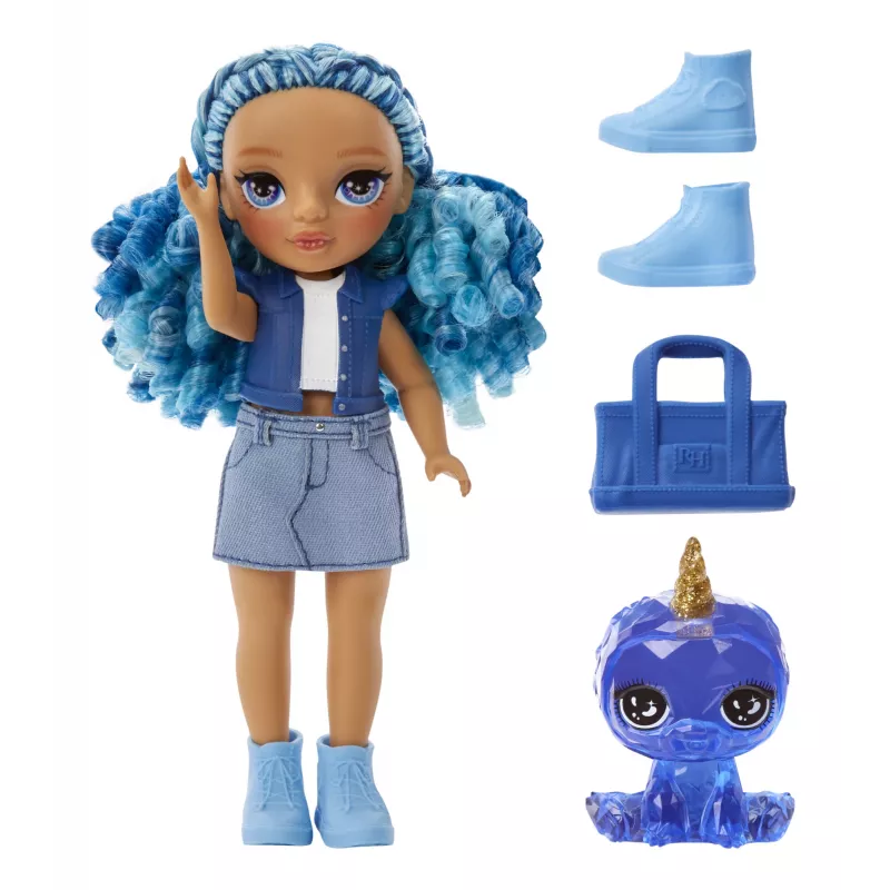 Rainbow High Littles Puppen – Sapphire (Blau), Modepuppe, Weiblich, 4 Jahr(e), Junge/Mädchen, Mehrfarbig