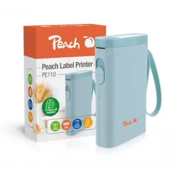 Peach PE110 Etikettendrucker Thermodirekt 203 x 203 DPI 60 mm/s Kabellos Bluetooth