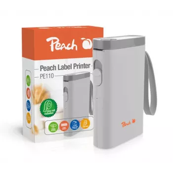 Peach PE110 Etikettendrucker Thermodirekt 203 x 203 DPI 60 mm/s Drahtlos Bluetooth