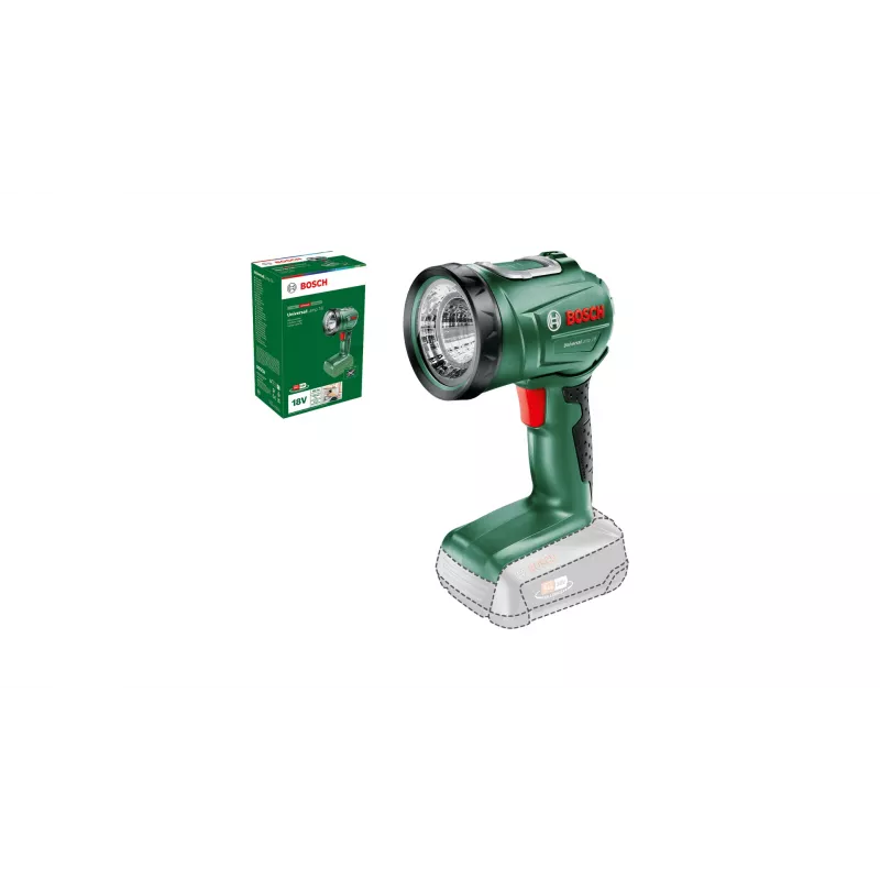 Bosch UniversalLamp 18 Schwarz, Grün LED