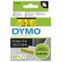 DYMO Authentic D1 Etiketten | Schwarzer Druck auf gelbem Band | 12 mm x 7 m | Selbstklebende Etiketten für LabelManager Etikettendrucker | Hergestellt in Europa