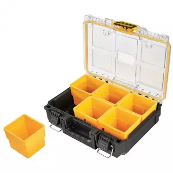 Werkzeug-Aufbewahrungsbox DeWALT ToughSystem 2.0 Schwarz Transparent Gelb 6 Taschen
