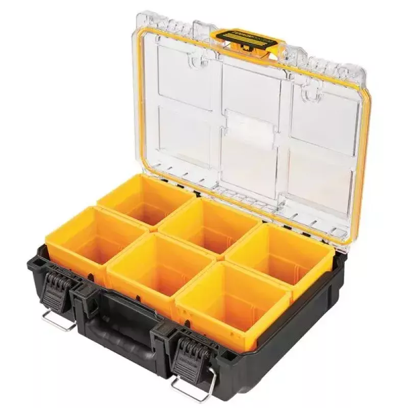 Werkzeug-Aufbewahrungsbox DeWALT ToughSystem 2.0 Schwarz Transparent Gelb 6 Taschen