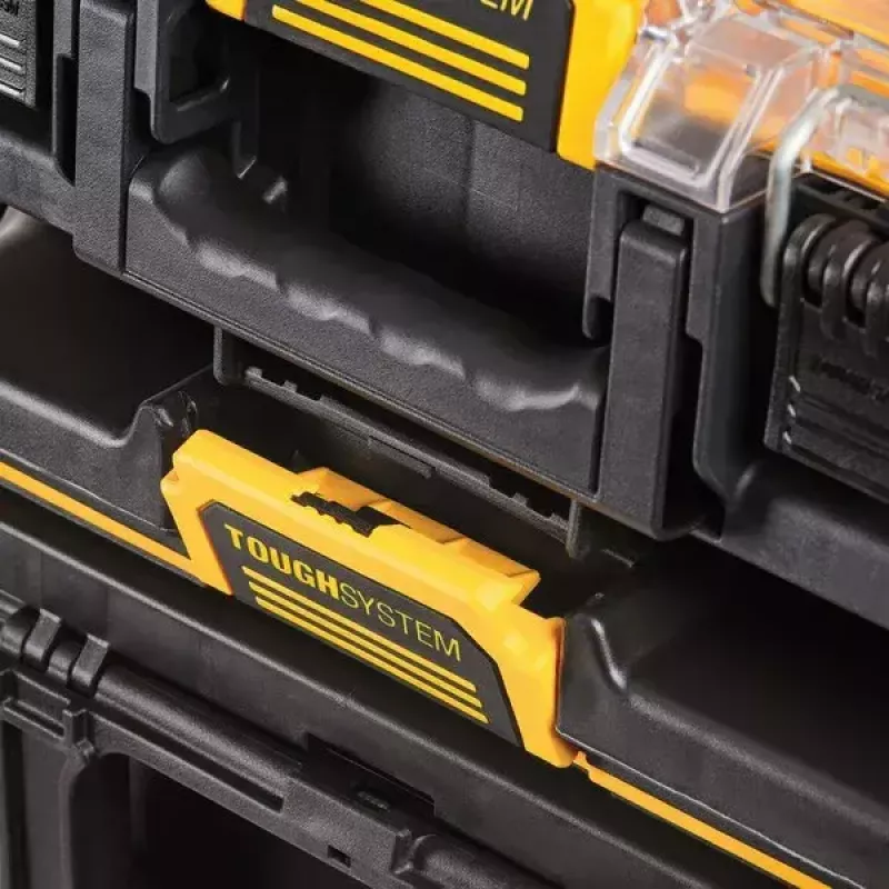 Werkzeug-Aufbewahrungsbox DeWALT ToughSystem 2.0 Schwarz Transparent Gelb 6 Taschen