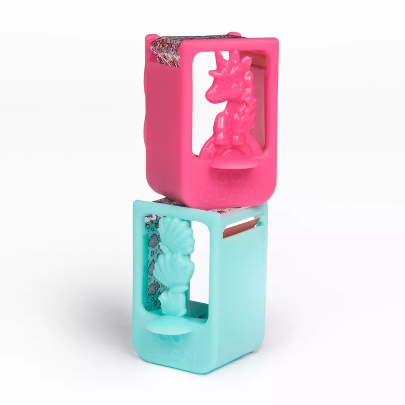 Cool Maker, GO GLAM Nagelstudio-Nachfüllset, Einhorn- & Meerjungfrau-Designs, 80 Nägel stylen (Verpackung kann variieren), Bastel- und Kreativspielzeug für Kinder ab 7 Jahren