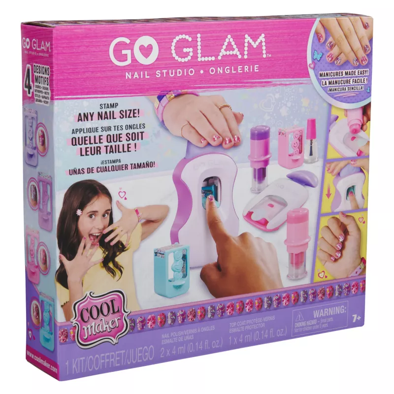 Nail Salon Spinmaster Cool Maker Go Glam 6070509 DIY-Nageldesign-Set für Kinder