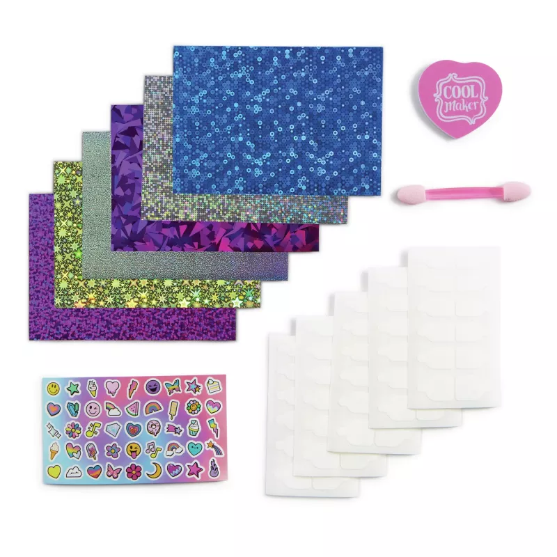 Cool Maker, Mix & Mani Foliennagel-Set mit 6 Folien & Stickern für 5 DIY-Maniküren (Verpackung kann variieren), Bastel- und Kreativspielzeug für Kinder ab 7 Jahren