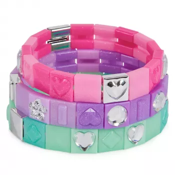 Cool Maker, PopStyle Erweiterungspackung, Armband-Bastelset, über 50 Schmucksteine, ergibt 3 Stück (Verpackung kann variieren), Kreativ-Schmuckset, Kinderspielzeug für Kinder ab 7 Jahren