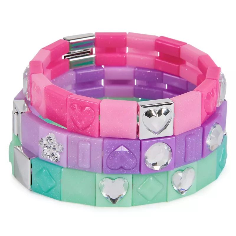 Cool Maker, PopStyle Erweiterungspackung, Armband-Bastelset, über 50 Schmucksteine, ergibt 3 Stück (Verpackung kann variieren), Kreativ-Schmuckset, Kinderspielzeug für Kinder ab 7 Jahren