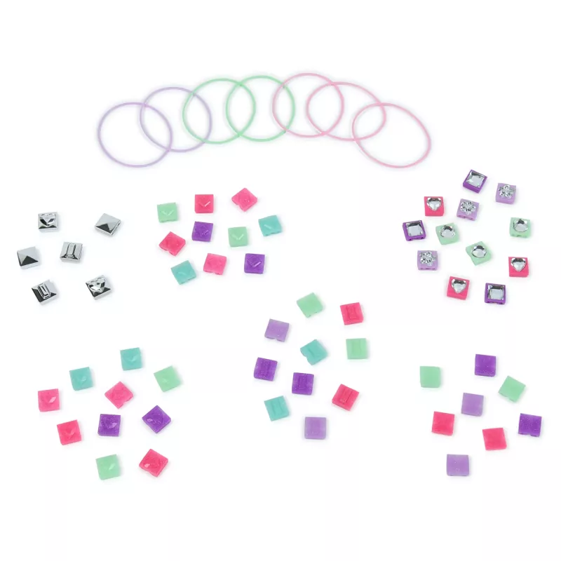 Cool Maker, PopStyle Erweiterungspackung, Armband-Bastelset, über 50 Schmucksteine, ergibt 3 Stück (Verpackung kann variieren), Kreativ-Schmuckset, Kinderspielzeug für Kinder ab 7 Jahren