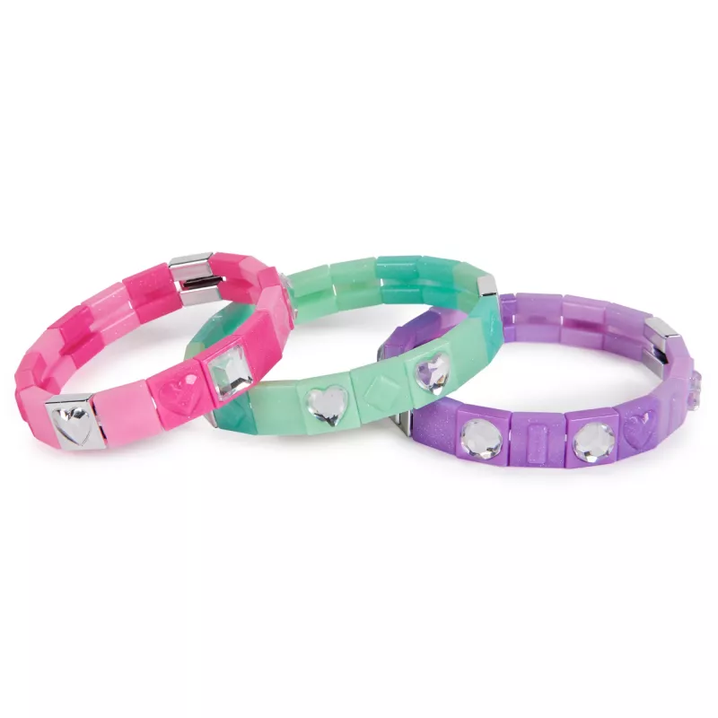 Cool Maker, PopStyle Erweiterungspackung, Armband-Bastelset, über 50 Schmucksteine, ergibt 3 Stück (Verpackung kann variieren), Kreativ-Schmuckset, Kinderspielzeug für Kinder ab 7 Jahren