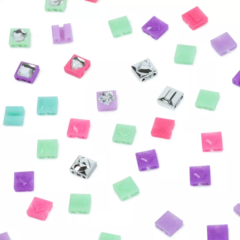 Cool Maker, PopStyle Erweiterungspackung, Armband-Bastelset, über 50 Schmucksteine, ergibt 3 Stück (Verpackung kann variieren), Kreativ-Schmuckset, Kinderspielzeug für Kinder ab 7 Jahren