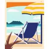 Ravensburger Malset CreArt Gallery Wall Set 'Am Strand' 23901 — Malaktivitätsset mit Rahmenpaneelen