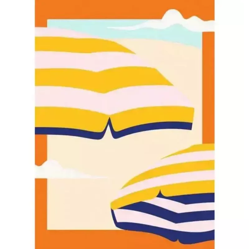 Ravensburger Malset CreArt Gallery Wall Set 'Am Strand' 23901 — Malaktivitätsset mit Rahmenpaneelen