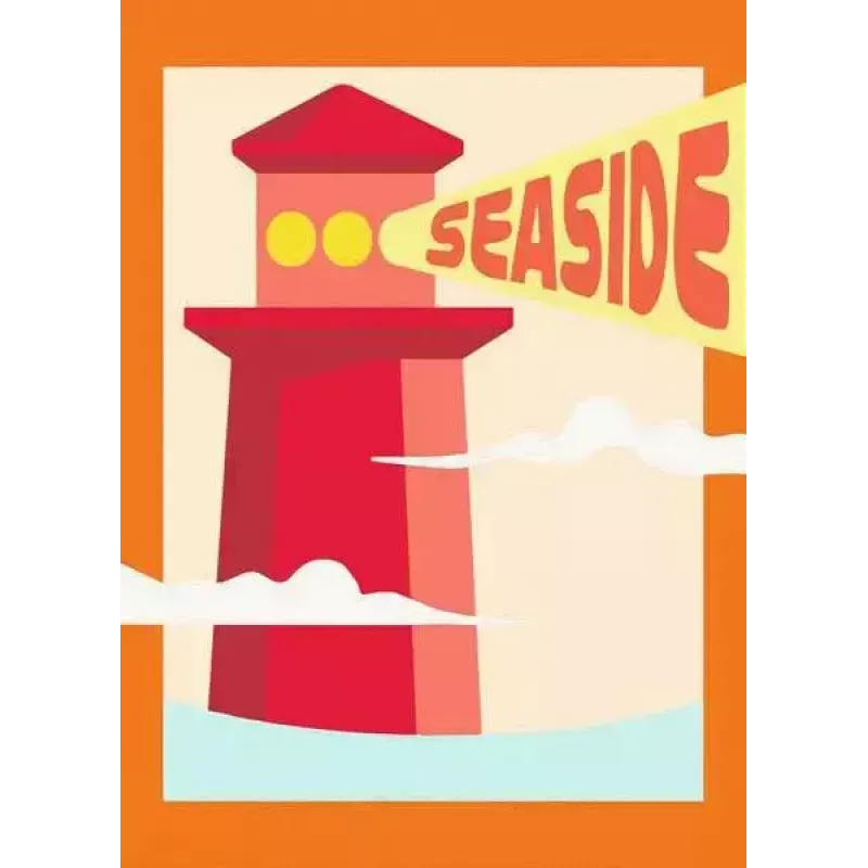Malset Ravensburger CreArt – Leuchtturm am Meer, kreatives Malen-nach-Zahlen-Set