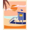 Malset Ravensburger CreArt Beach - Cottage, Modell 23896, enthält Leinwand und Farben