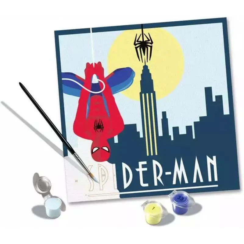 Malen-nach-Zahlen-Set Ravensburger CreArt Spider-Man (Modell 23891) — Leinwand-Malset