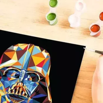 Malset Ravensburger CreArt Star Wars - Darth Vader, Modell 23731, Malen-nach-Zahlen-Set