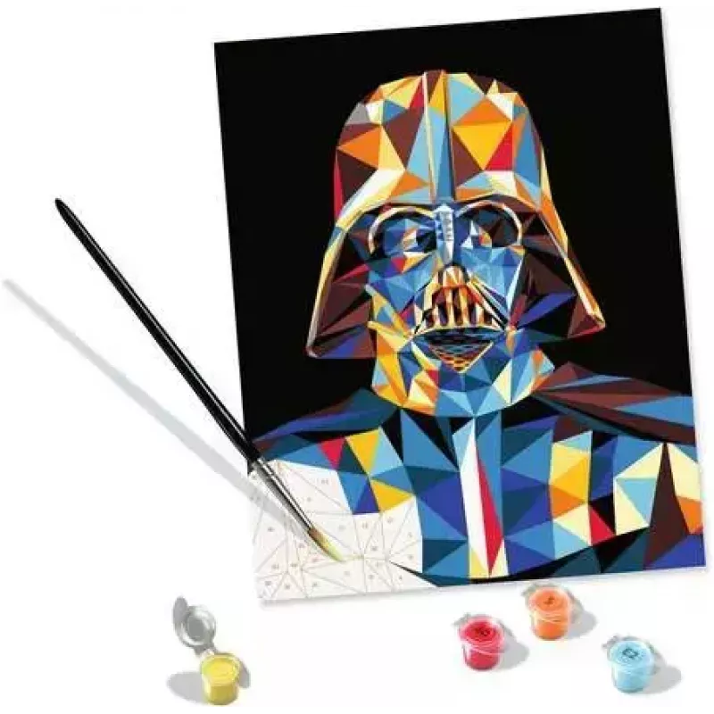 Malset Ravensburger CreArt Star Wars - Darth Vader, Modell 23731, Malen-nach-Zahlen-Set