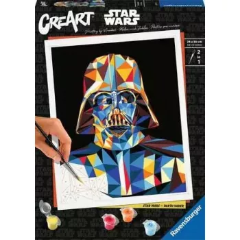 Malset Ravensburger CreArt Star Wars - Darth Vader, Modell 23731, Malen-nach-Zahlen-Set