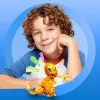 MEGA Pokémon Build & Show Charmander Spielzeug-Bauset, 10 cm hoch,