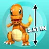 MEGA Pokémon Build & Show Charmander Spielzeug-Bauset, 10 cm hoch,