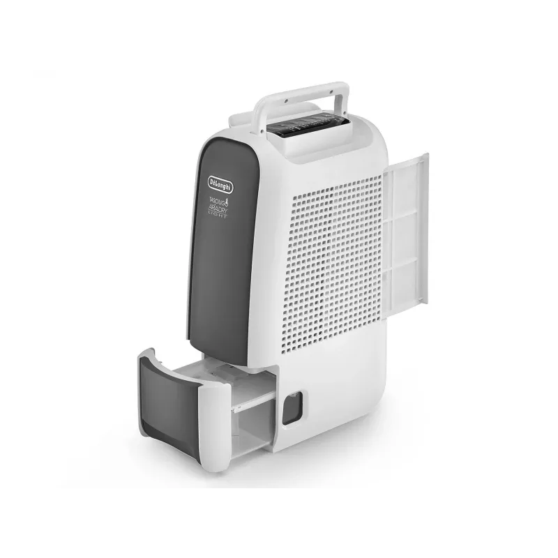 DeLonghi DNS65 Luftentfeuchter 2,8 l Wassertank, 34 dB, 220–240 V, 50 Hz, schwarz/grau