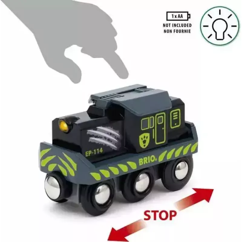 Train BRIO Dinosaur Battery Train Multicolour Wood 3+