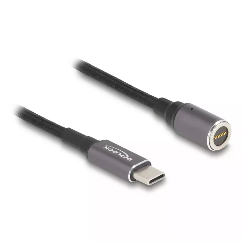 DeLOCK Laptop-Ladekabel USB Typ-C Stecker auf magnetischen 8-Pin-Stecker 1,8 m