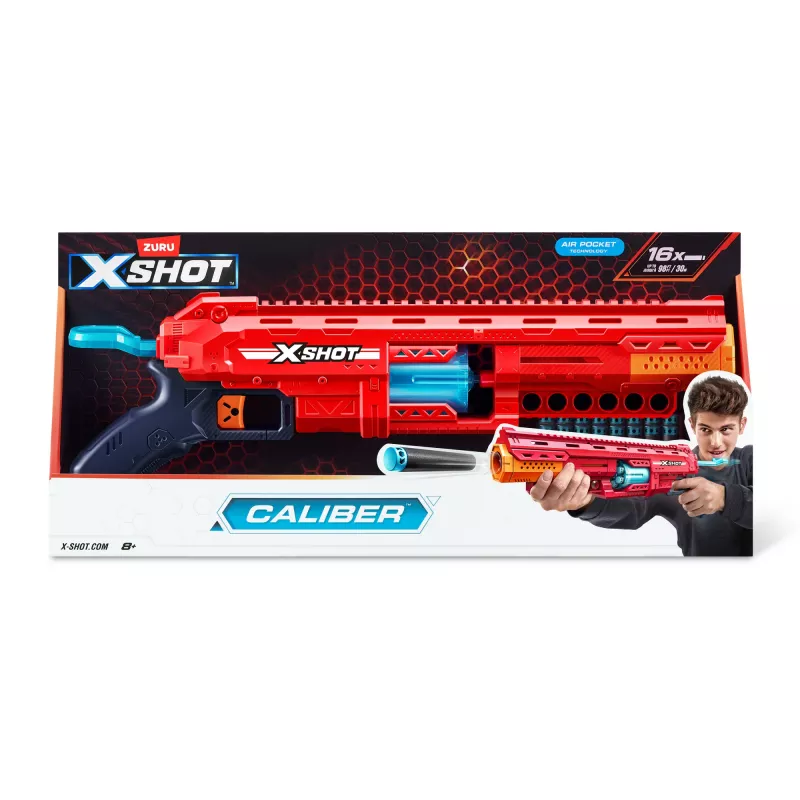 XSHOT Excel Caliber Blaster (16 Darts) ZURU