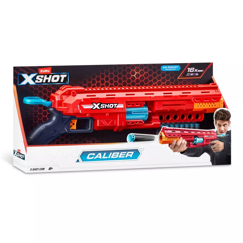 XSHOT Excel Caliber Blaster (16 Darts) ZURU