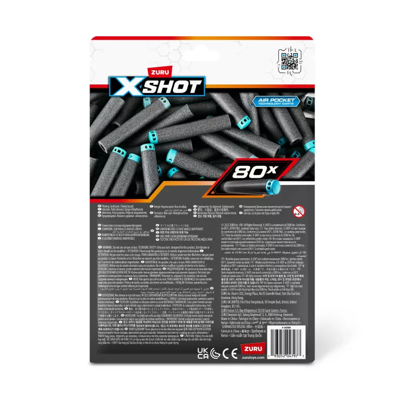 XSHOT Excel Darts Nachfüllpackung (80 Darts) ZURU