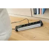 Power-Verlängerung Brennenstuhl 1391030600 3m 6 AC-Steckdosen Innenbereich Schwarz Silber