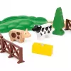 Ravensburger BRIO World Rote Lola Bauernhof Zug-Set – Holzspielzeug-Zugset