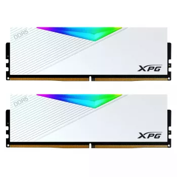 DIMM 64 GB DDR5-6000 (2x 32 GB) Dual-Kit, Arbeitsspeicher weiß, AX5U6000C3032G-DCLARWH, Lancer RGB, INTEL XMP