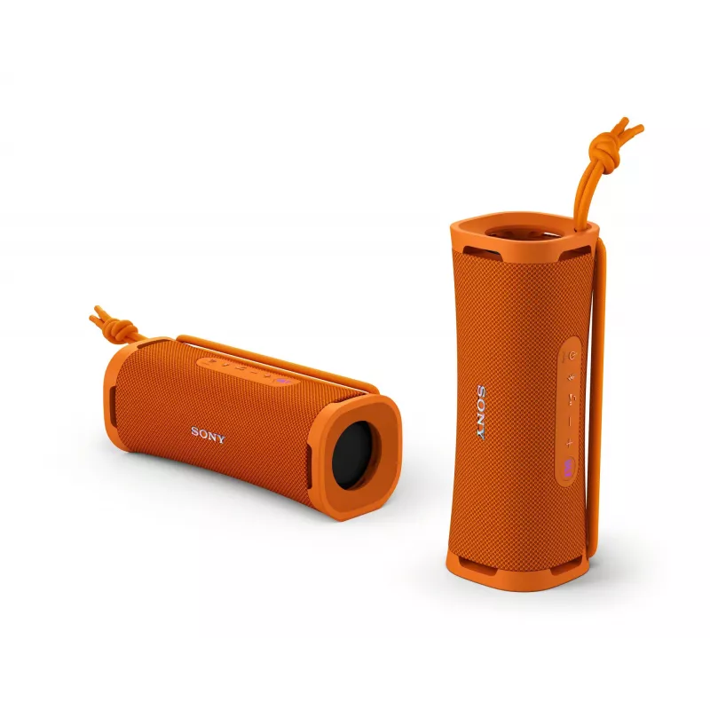 Tragbarer Bluetooth-Lautsprecher Sony ULT FIELD 1 — Mono-Röhrendesign, 30 W RMS (20 W Tieftöner + 10 W Hochtöner), IP67, 12 Std. Akku, Bluetooth 30 m, schwarz