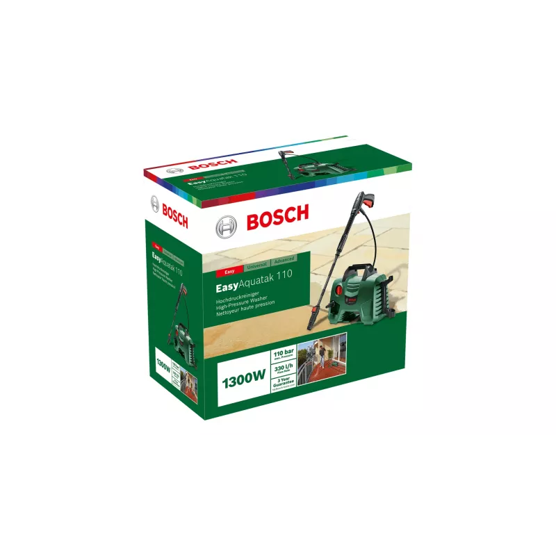 Bosch EasyAquatak 110 Hochdruckreiniger Kompakt Elektrisch Grün