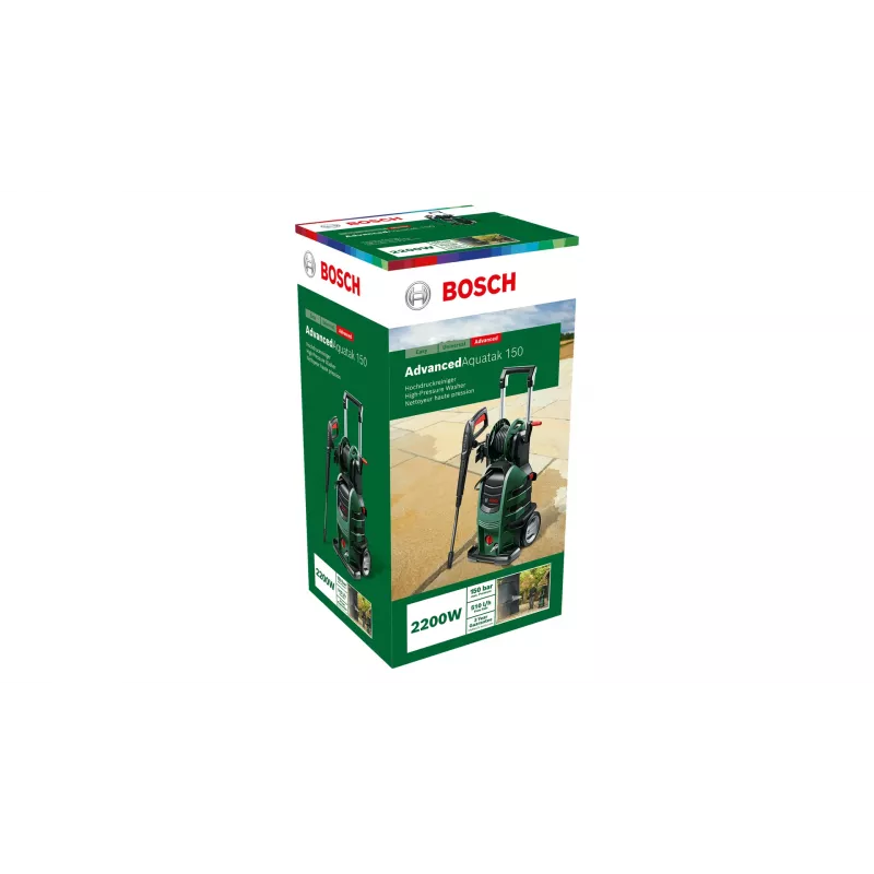 Bosch AdvancedAquatak 150 Hochdruckreiniger Standgerät Elektrisch 510 l/h 2200 W Schwarz, Grün