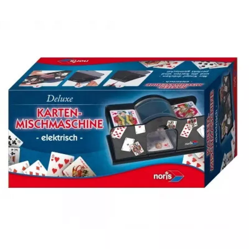 Kartenmischer Simba Noris 606154621 Schwarz Batterietyp C