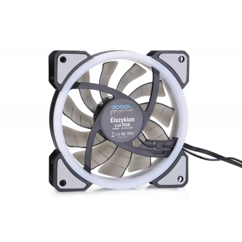 Lüfter Alphacool Eiszyklon Aurora LUX Digital RGB 12 cm Transparent