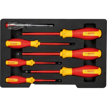 Bosch Professional VDE-Schraubendreher-Set SL/PH, 7-teilig (1600A02NF7)