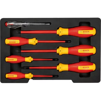 Schraubendreher-Set Bosch 7-teilig VDE mit Phasenprüfer 1600A02NF8